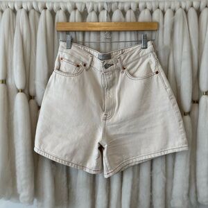 NOT FOR SALE - Everlane The A-Line Denim Short, Ecru, Sz 27
